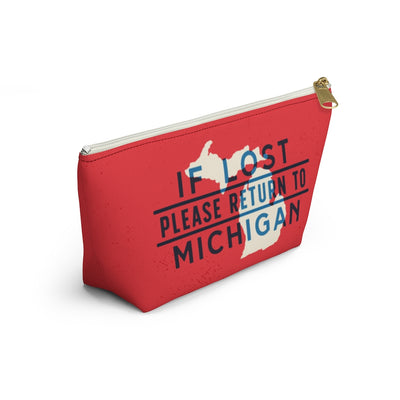 If Lost Return to Michigan Accessory Bag-Allegiant Goods Co. Vintage Sports Apparel