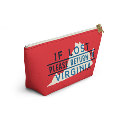 If Lost Return to Virginia Accessory Bag-Allegiant Goods Co. Vintage Sports Apparel