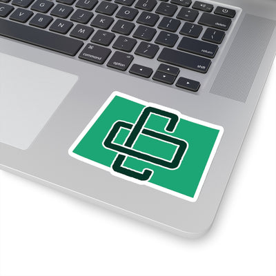 Colorado Home State Sticker (Green & Forest Green)-4x4"-Allegiant Goods Co. Vintage Sports Apparel
