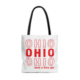Ohio Retro Thank You Tote Bag-Allegiant Goods Co. Vintage Sports Apparel