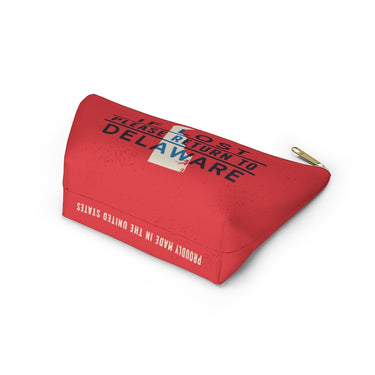 If Lost Return to Delaware Accessory Bag-Allegiant Goods Co. Vintage Sports Apparel