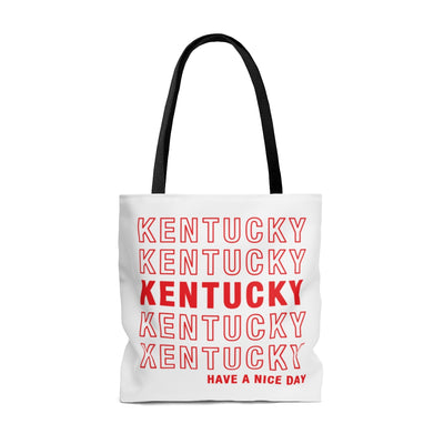 Kentucky Retro Thank You Tote Bag-Allegiant Goods Co. Vintage Sports Apparel