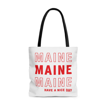 Maine Retro Thank You Tote Bag-Allegiant Goods Co. Vintage Sports Apparel