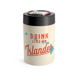 Drink Like An Islander Can Cooler-Allegiant Goods Co. Vintage Sports Apparel