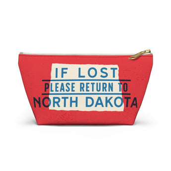 If Lost Return to North Dakota Accessory Bag-Allegiant Goods Co. Vintage Sports Apparel
