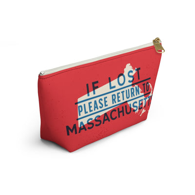 If Lost Return to Massachusetts Accessory Bag-Allegiant Goods Co. Vintage Sports Apparel