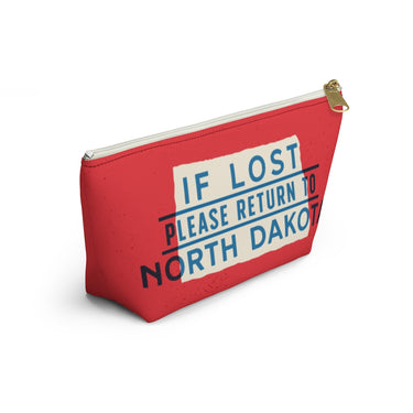 If Lost Return to North Dakota Accessory Bag-Allegiant Goods Co. Vintage Sports Apparel