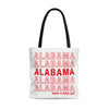 Alabama Retro Thank You Tote Bag-Large-Allegiant Goods Co. Vintage Sports Apparel