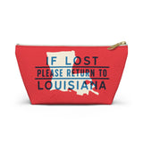 If Lost Return to Louisiana Accessory Bag-Allegiant Goods Co. Vintage Sports Apparel