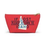 If Lost Return to Idaho Accessory Bag-Allegiant Goods Co. Vintage Sports Apparel