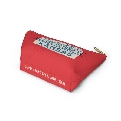 If Lost Return to Kansas Accessory Bag-Allegiant Goods Co. Vintage Sports Apparel