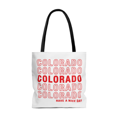 Colorado Retro Thank You Tote Bag-Allegiant Goods Co. Vintage Sports Apparel