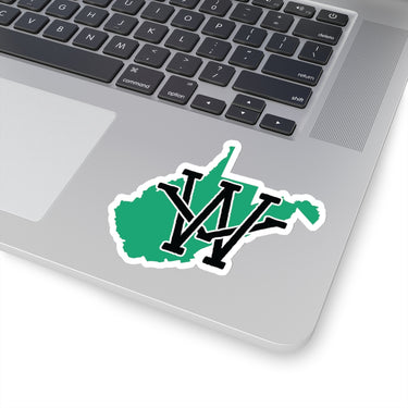 West Virginia Home State Sticker (Green & Black)-Allegiant Goods Co. Vintage Sports Apparel