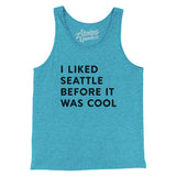 I Liked Seattle Before It Was Cool Men/Unisex Tank Top-Allegiant Goods Co. Vintage Sports Apparel