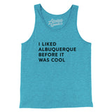 I Liked Albuquerque Before It Was Cool Men/Unisex Tank Top-Allegiant Goods Co. Vintage Sports Apparel