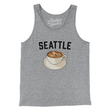 Seattle Coffee Men/Unisex Tank Top-Allegiant Goods Co. Vintage Sports Apparel