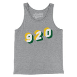 Green Bay 920 Area Code Men/Unisex Tank Top-Allegiant Goods Co. Vintage Sports Apparel