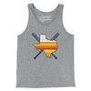Houston Baseball Men/Unisex Tank Top-Athletic Heather-Allegiant Goods Co. Vintage Sports Apparel