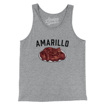 Amarillo Steak Men/Unisex Tank Top-Allegiant Goods Co. Vintage Sports Apparel