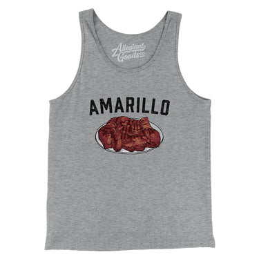 Amarillo Steak Men/Unisex Tank Top-Allegiant Goods Co. Vintage Sports Apparel