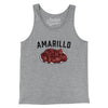 Amarillo Steak Men/Unisex Tank Top-Athletic Heather-Allegiant Goods Co. Vintage Sports Apparel