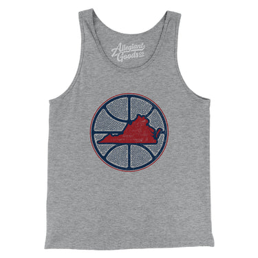Virginia Basketball Men/Unisex Tank Top-Allegiant Goods Co. Vintage Sports Apparel