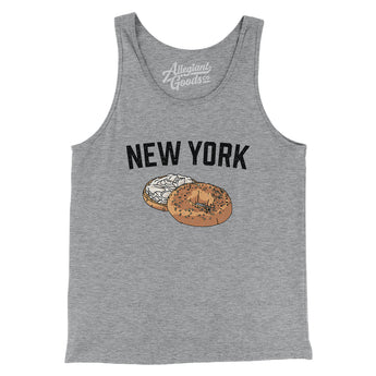 New York Bagel Men/Unisex Tank Top-Allegiant Goods Co. Vintage Sports Apparel