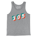 Miami 305 Area Code Men/Unisex Tank Top-Allegiant Goods Co. Vintage Sports Apparel