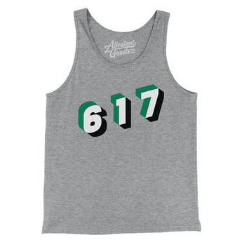 Boston 617 Area Code Men/Unisex Tank Top-Allegiant Goods Co. Vintage Sports Apparel