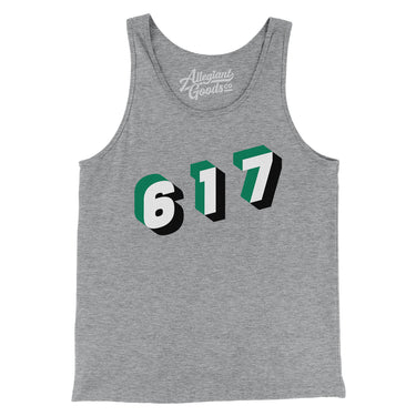 Boston 617 Area Code Men/Unisex Tank Top-Allegiant Goods Co. Vintage Sports Apparel