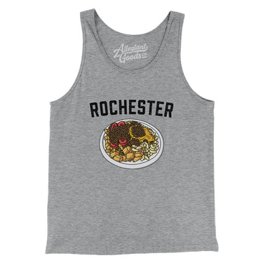 Rochester Garbage Plate Men/Unisex Tank Top-Allegiant Goods Co. Vintage Sports Apparel