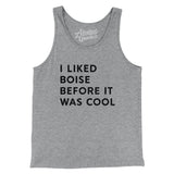 I Liked Boise Before It Was Cool Men/Unisex Tank Top-Allegiant Goods Co. Vintage Sports Apparel