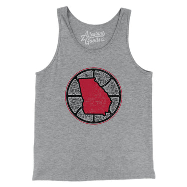 Georgia Basketball Men/Unisex Tank Top-Allegiant Goods Co. Vintage Sports Apparel