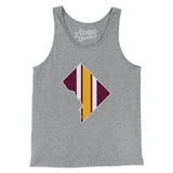 Washington D.C. Helmet Stripes Men/Unisex Tank Top-Allegiant Goods Co. Vintage Sports Apparel