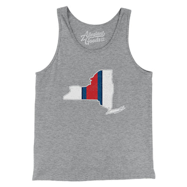 New York Helmet Stripes Men/Unisex Tank Top-Allegiant Goods Co. Vintage Sports Apparel