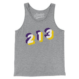 Los Angeles 213 Area Code Men/Unisex Tank Top-Allegiant Goods Co. Vintage Sports Apparel