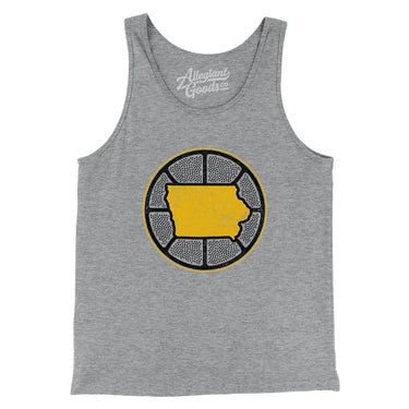 Iowa Basketball Men/Unisex Tank Top-Allegiant Goods Co. Vintage Sports Apparel