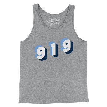 Chapel Hill 919 Area Code Men/Unisex Tank Top-Allegiant Goods Co. Vintage Sports Apparel