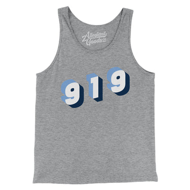 Chapel Hill 919 Area Code Men/Unisex Tank Top-Allegiant Goods Co. Vintage Sports Apparel