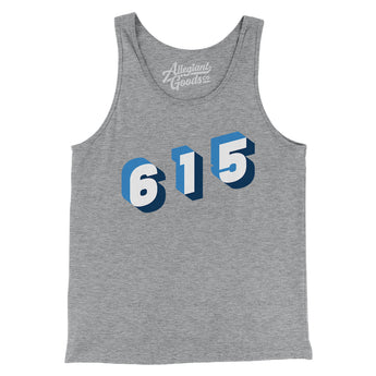 Nashville 615 Area Code Men/Unisex Tank Top-Allegiant Goods Co. Vintage Sports Apparel