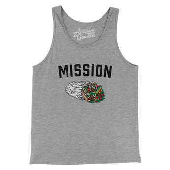 Mission Burrito Men/Unisex Tank Top-Allegiant Goods Co. Vintage Sports Apparel