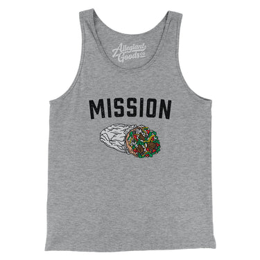 Mission Burrito Men/Unisex Tank Top-Allegiant Goods Co. Vintage Sports Apparel
