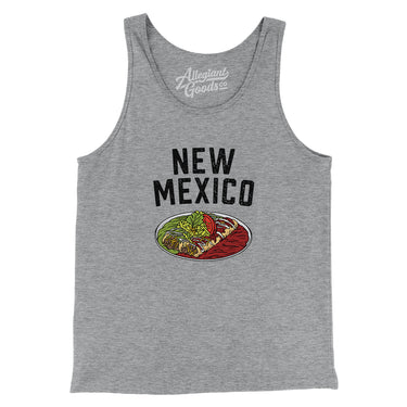 New Mexico Christmas Enchiladas Men/Unisex Tank Top-Allegiant Goods Co. Vintage Sports Apparel