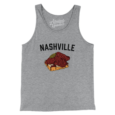 Nashville Hot Chicken Men/Unisex Tank Top-Athletic Heather-Allegiant Goods Co. Vintage Sports Apparel