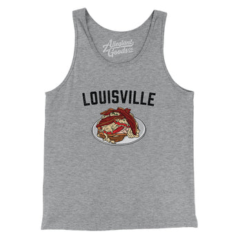 Louisville Hot Brown Men/Unisex Tank Top-Allegiant Goods Co. Vintage Sports Apparel