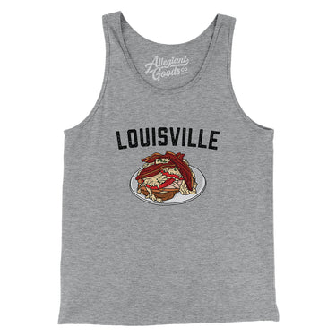 Louisville Hot Brown Men/Unisex Tank Top-Allegiant Goods Co. Vintage Sports Apparel