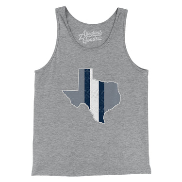 Texas Helmet Stripes Men/Unisex Tank Top-Allegiant Goods Co. Vintage Sports Apparel