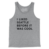 I Liked Seattle Before It Was Cool Men/Unisex Tank Top-Allegiant Goods Co. Vintage Sports Apparel