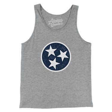 Tennessee State Flag Men/Unisex Tank Top-Allegiant Goods Co. Vintage Sports Apparel