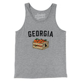 Georgia Peach Crate Men/Unisex Tank Top-Allegiant Goods Co. Vintage Sports Apparel